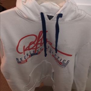 White Reckless Hoodie